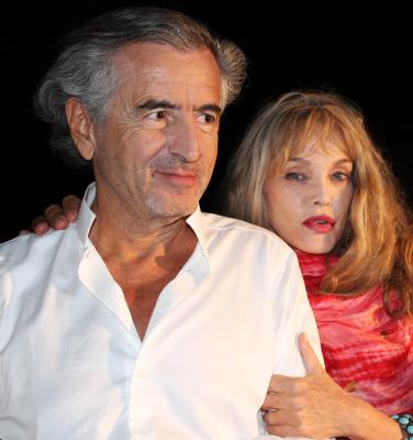 Bernard-Henri Lévy e la moglie, Arielle Dombasle